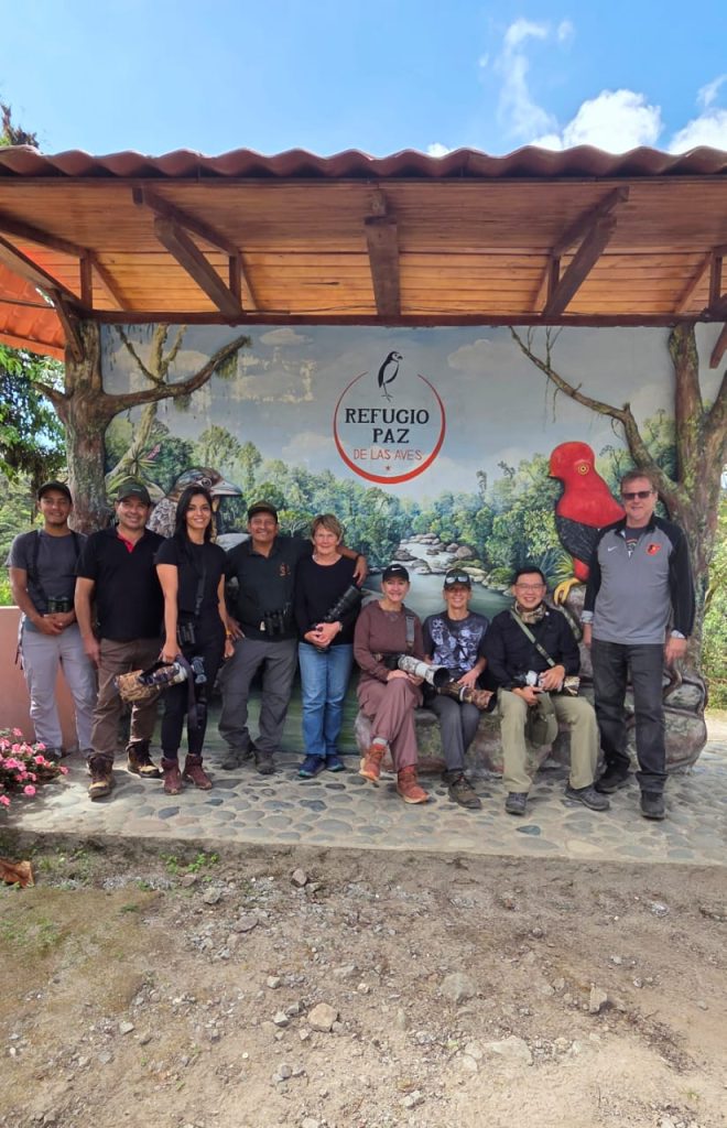 Ecuador Photo Adventure – 10 Days of Birds, Beauty & Friendship | Tropical Photo Tours Thre group at Angel Paz | Tropical Photo Tours